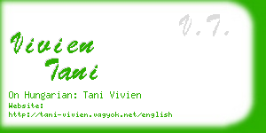 vivien tani business card